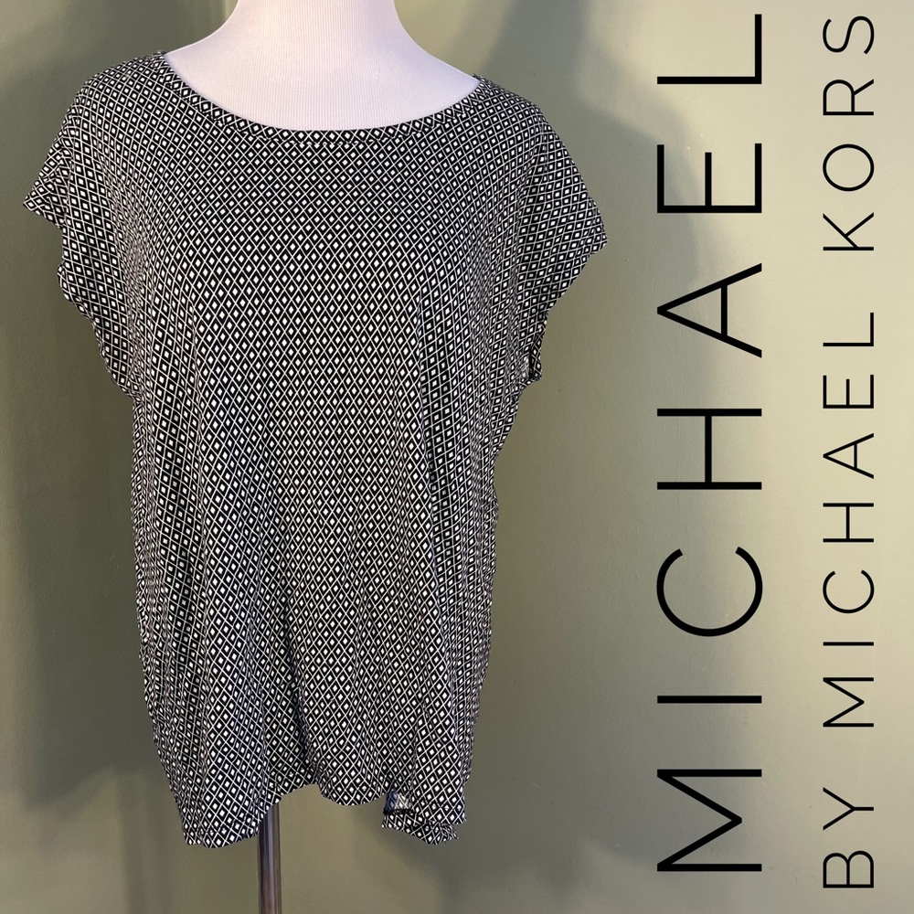 1X Michael by Michael Kors sleeveless blouse
